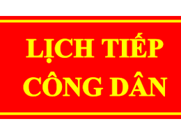 THÔNG BÁO: Lịch tiếp công dân định kỳ tháng 9 năm 2025