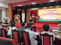 Đảng ủy phường Xuân Phương tổ chức hội nghị giao ban với các tổ chức Đảng khối doanh nghiệp T8/2025