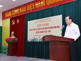 ĐẢNG ỦY PHƯỜNG ĐÔNG NGẠC TỔNG KẾT CÔNG TÁC TỔ CHỨC ĐẠI HỘI ĐẠI BIỂU ĐẢNG BỘ LẦN THỨ I, NHIỆM KỲ 2025-2030
