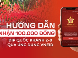 Hướng dẫn NHẬN QUÀ TẾT ĐỘC LẬP - QUỐC KHÁNH 2/9/2025 qua tài khoản ngân hàng và VNeID