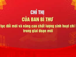 BAN BÍ THƯ THỐNG NHẤT THỰC HIỆN SINH HOẠT CHI BỘ TRONG TOÀN ĐẢNG VÀO NGÀY MÙNG 3 HẰNG THÁNG