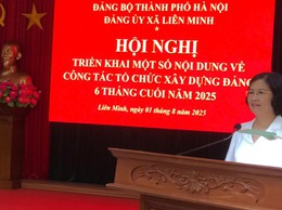 Ban Thường vụ Đảng ủy xã: Triển khai một số nội dung về công tác xây dựng Đảng 6 tháng cuối năm 2025