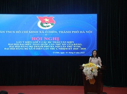 Đoàn xã Ô Diên: Phát huy vai trò xung kích, đẩy mạnh hỗ trợ chuyển đổi số trong giải quyết các thủ tục hành chính cho người dân.