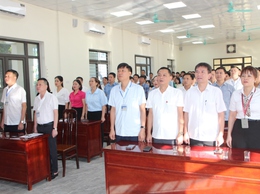 LỄ CHÀO CỜ VÀ SINH HOẠT CHÍNH TRỊ DƯỚI CỜ THÁNG 8.2025