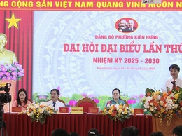 Phiên trù bị Đại hội Đại biểu Đảng bộ phường Kiến Hừng lần thứ I, nhiệm kỳ 2025-2030