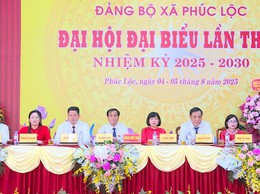 Phiên trù bị Đại hội đại biểu Đảng bộ xã Phúc Lộc lần thứ I, nhiệm kỳ 2025 – 2030: Bước chuẩn bị quan trọng cho Đại hội phiên chính thức