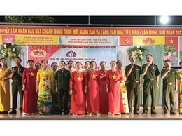 Vân Đình, sôi nổi các chương trình văn nghệ chào mừng Đại hội Đảng bộ xã lần thứ I, nhiệm kỳ 2025 - 2030