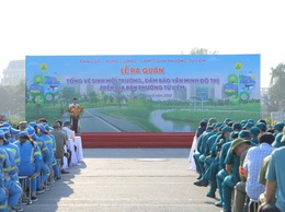 Phường Từ Liêm ra quân tổng vệ sinh môi trường, đảm bảo văn minh đô thị