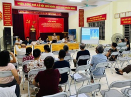 Hội nghị phổ biến, tiếp nhận ý kiến về các nội dung liên quan đến việc điều chỉnh quy hoạch, thu hồi đất, bồi thường hỗ trợ GPMB dự án” Đầu tư xây dựng nhà ở cho lực lượng vũ trang công an nhân