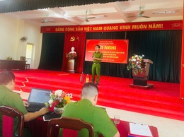 Hội nghị tuyên truyền, hướng dẫn công tác phòng cháy, chữa cháy và cứu nạn, cứu hộ trên địa bàn xã Thiên Lộc, xã Vĩnh Thanh.