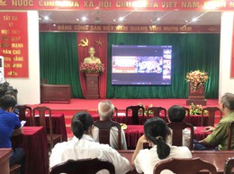 Xã Thượng Phúc tham dự hội nghị trực tuyến về công tác phòng chống dịch Tả lợn Châu Phi