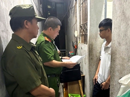 Công an phường Thanh Xuân ra quân tuyên truyền, kiểm tra, đảm bảo an ninh trật tự trên địa bàn
