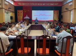 UBND phường Hai Bà Trưng tổ chức phiên họp thành viên UBND phường tháng 8 năm 2025.