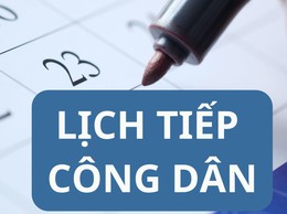 Lịch tiếp công dân của Thường trực HĐND lâm thời phường nhiệm kỳ 2021-2026 quý III/2025