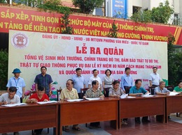 PHƯỜNG VĂN MIẾU - QUỐC TỬ GIÁM RA QUÂN TỔNG VỆ SINH MÔI TRƯỜNG