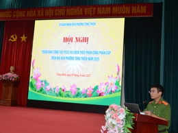 Phường Tùng Thiện triển khai công tác PCCC và CNCH theo phân công, phân cấp trên địa bàn