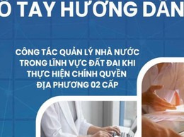 Bộ NN&MT ban hành Sổ tay HƯỚNG DẪN CÔNG TÁC QUẢN LÝ ĐẤT ĐAI khi thực hiện chính quyền 2 cấp