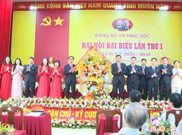 Đảng bộ xã Phúc Lộc tổ chức thành công Đại hội đại biểu lần thứ I, nhiệm kỳ 2025 – 2030