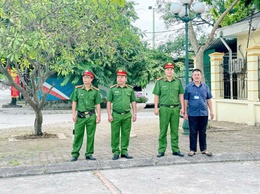 Công an xã Nam Phù bảo đảm an ninh, an toàn Đại hội đại biểu Đảng bộ xã lần thứ I, nhiệm kỳ 2025 - 2030