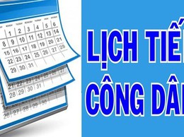 LỊCH TIẾP CÔNG DÂN CỦA CHỦ TỊCH UBND XÃ ĐÔNG ANH QUÝ III NĂM 2025