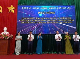 Chuyển đổi số từ cơ sở: Hòa Lạc đặt mục tiêu phổ cập kỹ năng số đến từng người dân