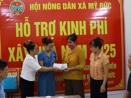 Chiều 31/7/2025, Hội Nông dân xã Mỹ Đức đã tổ chức lễ khánh thành và bàn giao nhà 