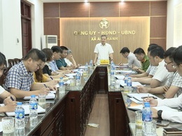 UBND xã An Khánh giao ban triển khai các nhiệm vụ trọng tâm tháng 8 năm 2025