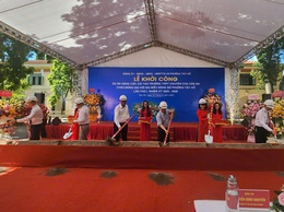 Khởi công dự án cải tạo, nâng cấp trường THPT Chu Văn An chào mừng Đại hội Đảng bộ phường Tây Hồ