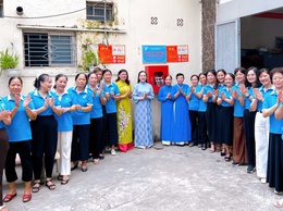 Phường Thanh Liệt gắn biển công trình “Chi hội Phụ nữ xung kích phòng cháy, chữa cháy” tại tổ dân phố số 1
