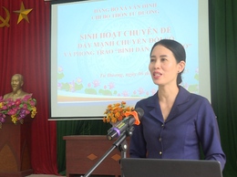 Sinh hoạt Chuyên đề đẩy mạnh chuyển đổi số và phong trào “Bình dân học vụ số” tại thôn Tử Dương