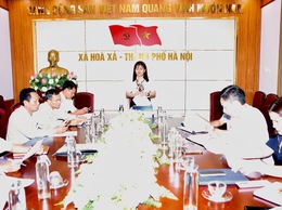 Họp thống nhất Phương án cưỡng chế thu hồi đất phục vụ Dự án “Xây dựng mới Trường Mầm non thôn Thái Bình