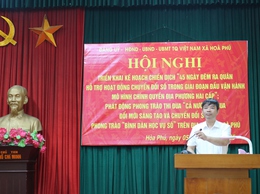 Hội nghị triển khai kế hoạch thực hiện chiến dịch 45 ngày đêm ra quân hỗ trợ chuyển đổi số