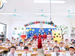 Tưng bừng lễ đón học sinh đầu cấp năm học 2025 - 2026 tại các trường Mầm non, Tiểu học và THCS phường Long Biên