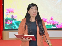 Đoàn công tác số 9 của Ban Thường vụ Thành ủy Hà Nội làm việc với Đảng ủy phường Tùng Thiện về công tác chuẩn bị Đại hội Đảng