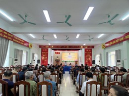 Ủy ban MTTQ Việt Nam xã Ngọc Hồi lấy ý kiến đóng góp vào dự thảo văn kiện Đại hội Đảng bộ các cấp, nhiệm kỳ 2025-2030