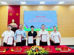 Hội nghị ký kết quy chế phối hợp trong đào tạo, bồi dưỡng cán bộ, đảng viên khu vực Đống Đa