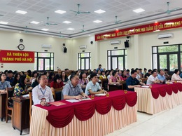 Xã Thiên Lộc tổ chức hội nghị tập huấn nghiệp vụ công tác Tài chính – Kế toán năm 2025