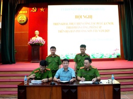 Sơn Tây tổ chức hội nghị triển khai công tác PCCC & CNCH theo phân công, phân cấp trên địa bàn phường