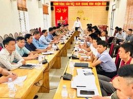 UBND XÃ NỘI BÀI HỌP GIAO BAN MỞ RỘNG THÁNG 8