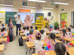 Ngày hội đón học sinh lớp 1 - khởi đầu hạnh phúc tại trường Tiểu học Linh Đàm
