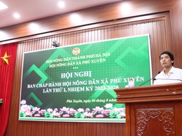 Hội nghị lần thứ nhất Ban chấp hành Hội nông dân xã Phú Xuyên