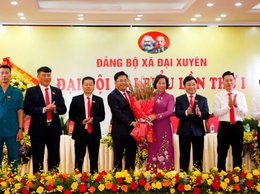 Đại hội đại biểu Đảng bộ xã Đại Xuyên lần thứ I, nhiệm kỳ 2025 -2030: Vững bước tiến vào kỷ nguyên mới