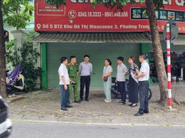 Ban Kinh tế - Ngân sách HĐND phường Đại Mỗ khảo sát công tác bảo đảm trật tự văn minh đô thị