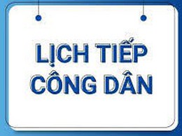 Thông báo lịch tiếp công dân định kỳ của Lãnh đạo UBND phường Lĩnh Nam tháng 8 năm 2025
