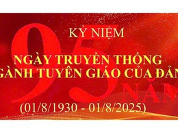 KỶ NIỆM 95 NĂM NGÀNH TUYÊN GIÁO CỦA ĐẢNG