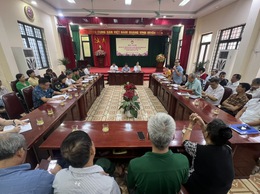 Hội nghị đóng góp các ý kiến vào dự thảo văn kiện trình Đại hội Đảng các cấp và Đại hội đại biểu Đảng bộ phường Tây Mỗ lần thứ I, nhiệm kỳ 2025-2030