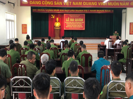 Công an xã Liên Minh: Ra quân Cao điểm tấn công, trấn áp tội phạm