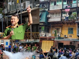 Hà Nội: người dân ở khu tập thể cũ được trang bị cách thoát nạn khi xảy ra cháy