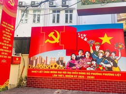 PHƯỜNG PHƯƠNG LIỆT TÍCH CỰC TUYÊN TRUYỀN TẠO KHÔNG KHÍ TƯNG BỪNG, PHẤN KHỞI CHÀO MỪNG ĐẠI HỘI ĐẠI BIỂU ĐẢNG BỘ PHƯỜNG LẦN THỨ NHẤT VÀ HƯỚNG TỚI ĐẠI HỘI ĐẢNG CÁC CẤP, NHIỆM KỲ 2025-2030