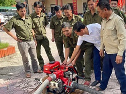Tập huấn kỹ năng PCCC cho lực lượng an ninh trật tự cơ sở